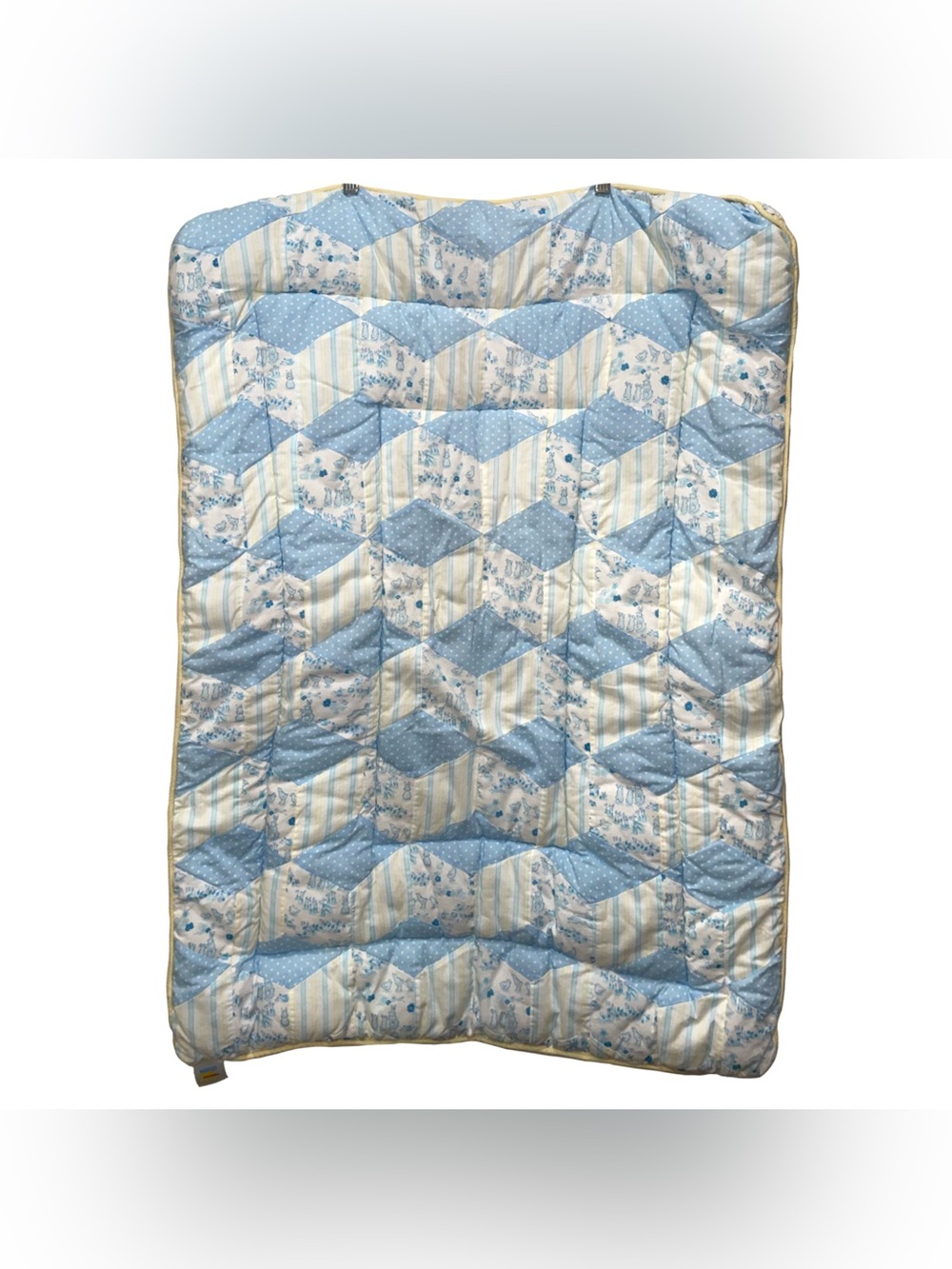 VTG Martha Stewart Everyday Baby RARE Bunny Chicks Floral Quilted Crib Blanket